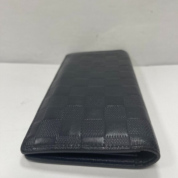 LOUIS VUITTON Damier Infini Portefeuille Bifold Wallet - Black - Preowned - Picture 3 of 13